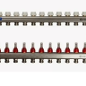 STOUT Коллектор из нержавеющей стали с расходомерами 1"-3/4" 12 вых.